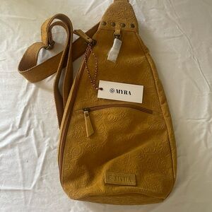 Myra Bag Mustard Crossbody Bag